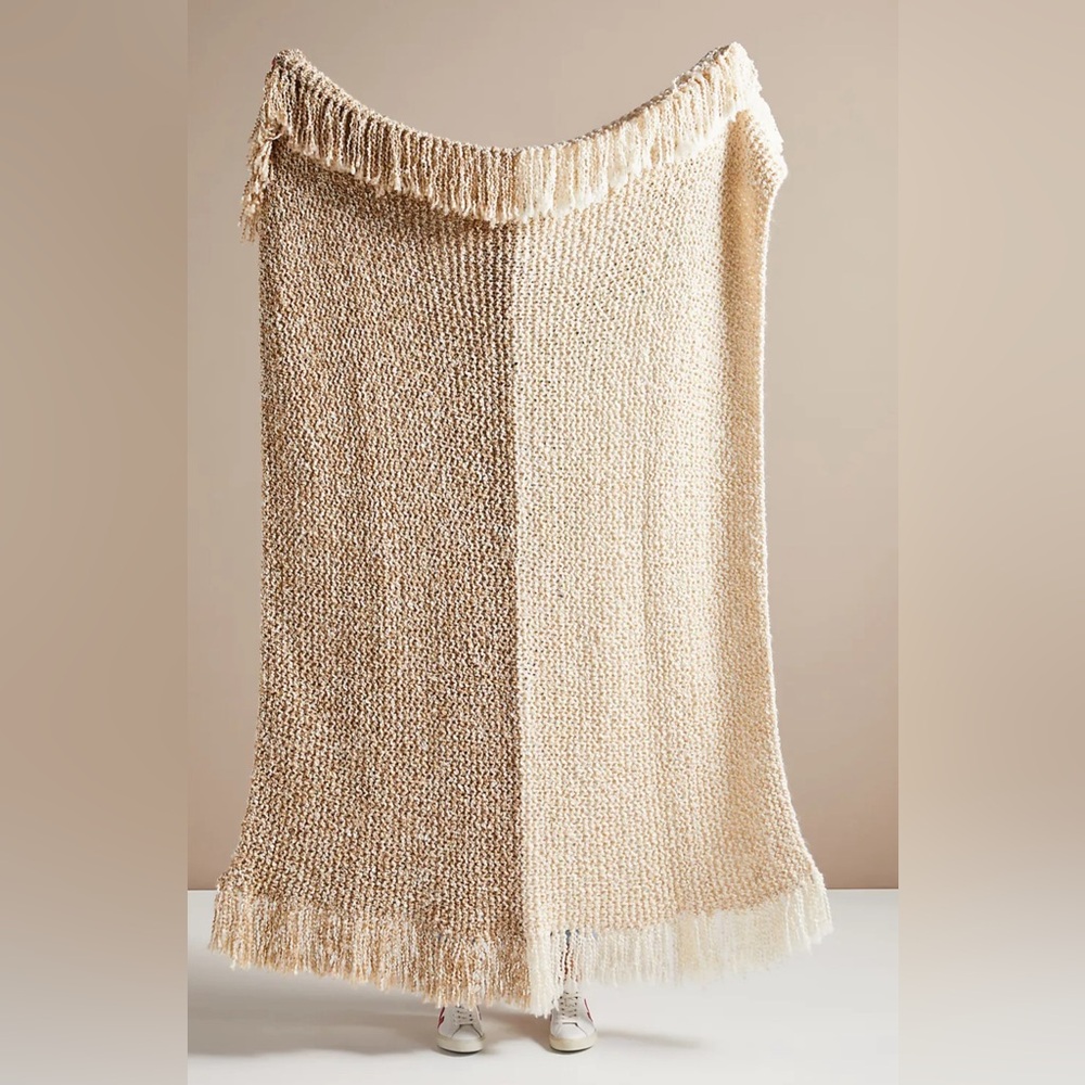 Amber Lewis for Anthropologie Amboy Knit Throw Blanket